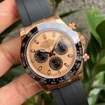 AAA Swiss Copy Rolex Daytona Salmon Dial Watch with 7750 Movement